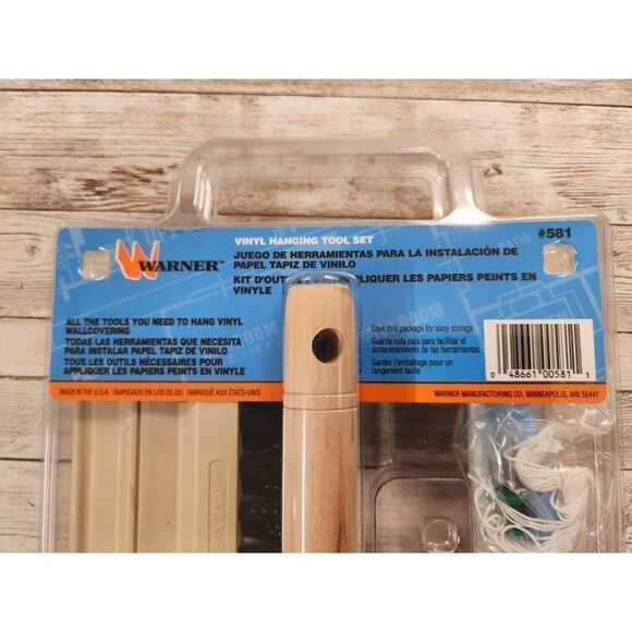 Warner No.581 Vinyl Hanging Tool Set For Installing Vinyl Wall Covering USA - Picture 4 of 6
